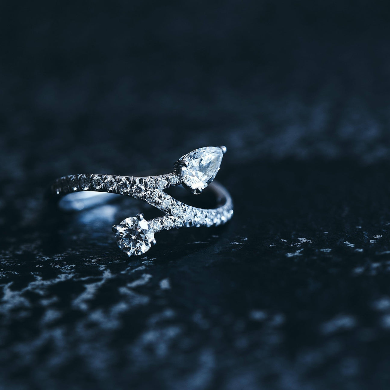  Toi+Moi toujours pavée ring - Toi+Moi toujours pavée ring -  The Future Rocks -    6 