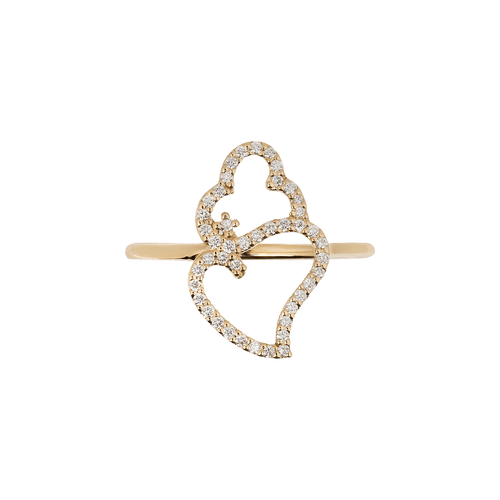  Viana ring - Heart Shaped Ring -  The Future Rocks -    1 