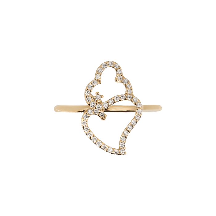  Viana ring - Heart Shaped Ring -  The Future Rocks -    1 