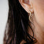  Wave earrings - Lab-Grown Diamond Wave Earrings -  The Future Rocks  -    2 