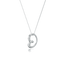  Whirlwind semi pavé pendant - Semi Pavé Diamond Pendant Heart Necklace -  The Future Rocks  -    5 