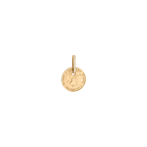  Wild flowers pendant - 18K Recycled Gold Wild Flowers Diamond Pendant -  The Future Rocks  -    1 