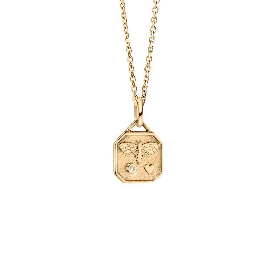  World gold day bee necklace - World gold day bee necklace -  The Future Rocks -    1 